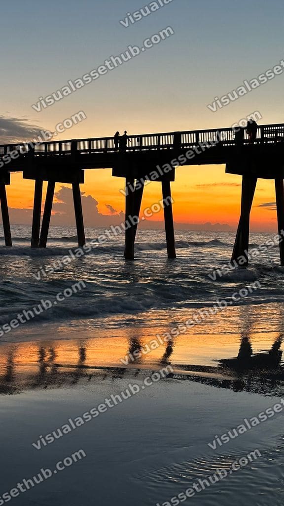 Miller Pier twilight0001