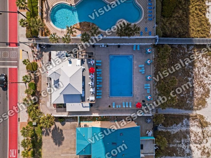 Gulf Highlands Amenities Drone 073AWP