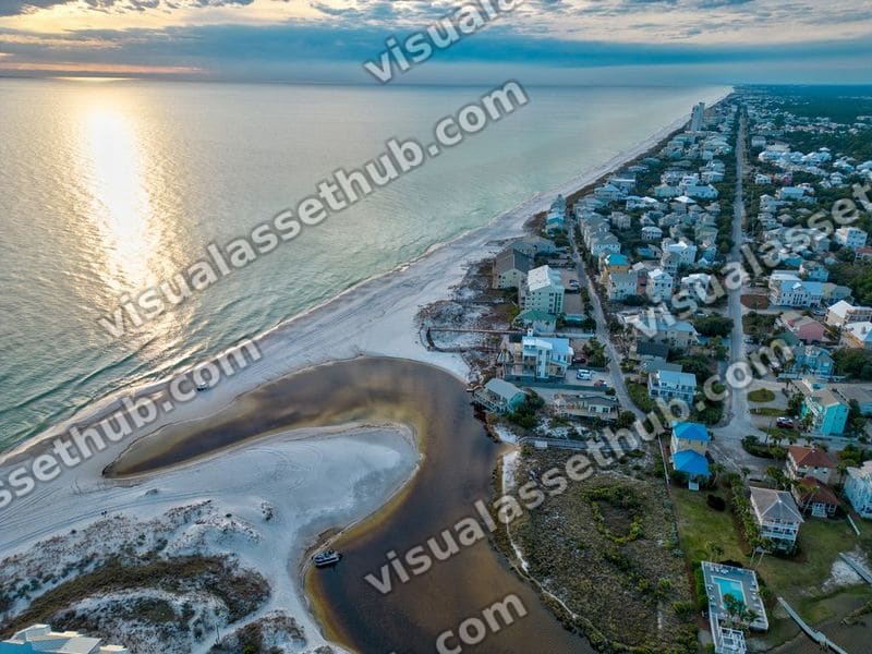 Santa Rosa Beach Drone AWP Media 00004
