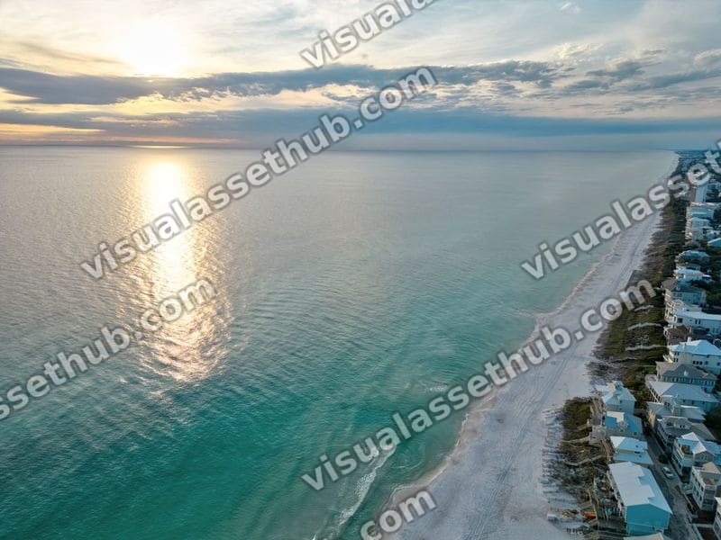 Santa Rosa Beach Drone AWP Media 00005